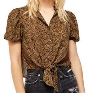 Free People blouse 🐆